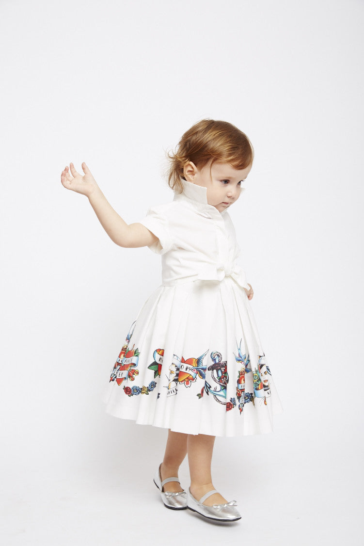 
                  
                    Charlie Dress - Fifties Tattoo Print
                  
                
